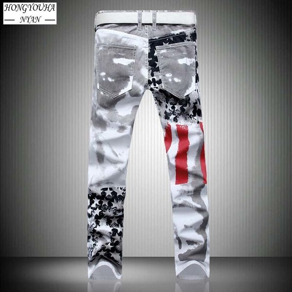 

men's jeans men 2023 loose straight fashion hip hop youth street denim pants trend ripped cargo casual male streetwear 230225, Blue