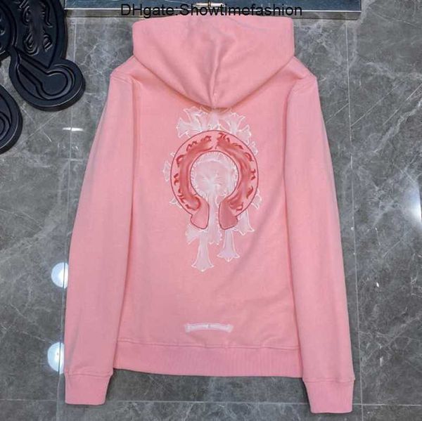 

men's hoodies sweatshirts luxury mens classic ch designer zipper sanskrit graffiti hooded sweater cross pullover hoodie casual women co, Black