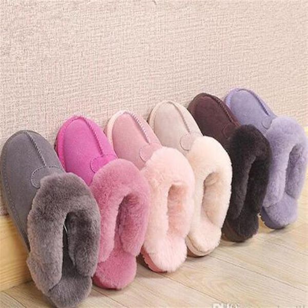 

classic design aus 51250 warm slippers goat skin sheepskin snow boots martin boots short women boots keep warm shoes shoe a55257i, Black