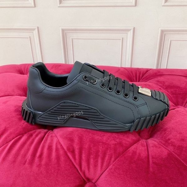 

casual shoes boots lace-up running trainers woman shoe mensneakers women travel leather fashion lady designer platform time out sneaker size, Black