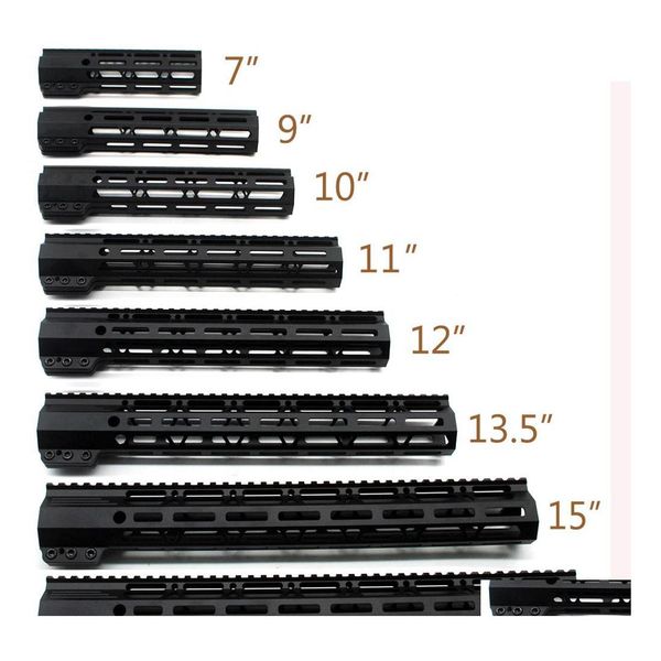 

car dvr others tactical accessories 7910111213.51517 inch mlok clamp style handguard rail picatinny mount system black drop delivery gear dh