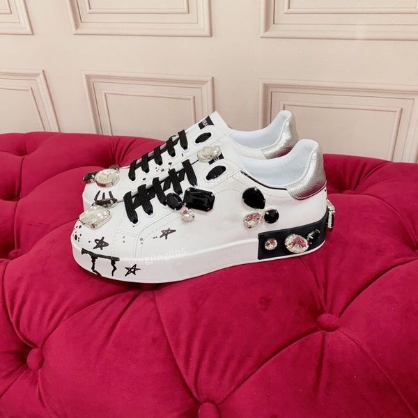 

2023 casual shoes boots designer men women shoe print vintage trainer man woman variety of styles, Black