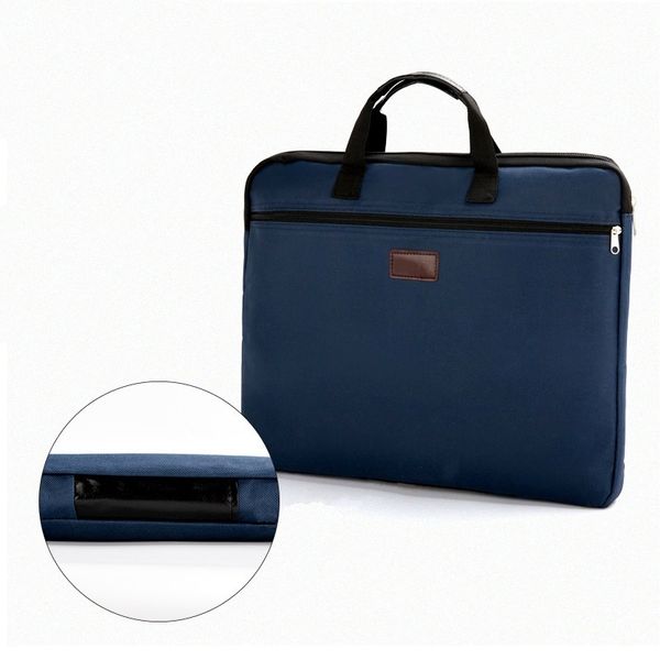 

briefcases portable document bag canvas a4 office zipper large capacity men women hand multilayer information briefcase meeting 230227