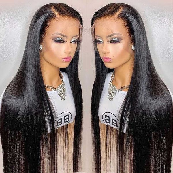

synthetic wigs 13x4 bone straight lace front wig 13x6 hd transparent brazilian 30 inch 100% human hair s for black women frontal 230227