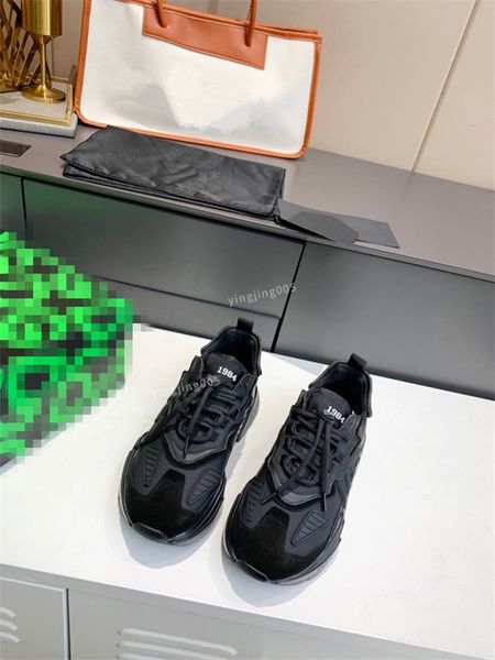 

2023 luxury trainer sneakers fashion brand men designer shoes genuine leather sneaker size35-45 jc220617, Black