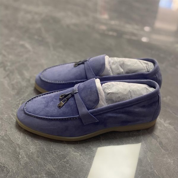 

for special discount shoes designer loropiana shoes women's shoes men's lofo flat heels new spring and, Black