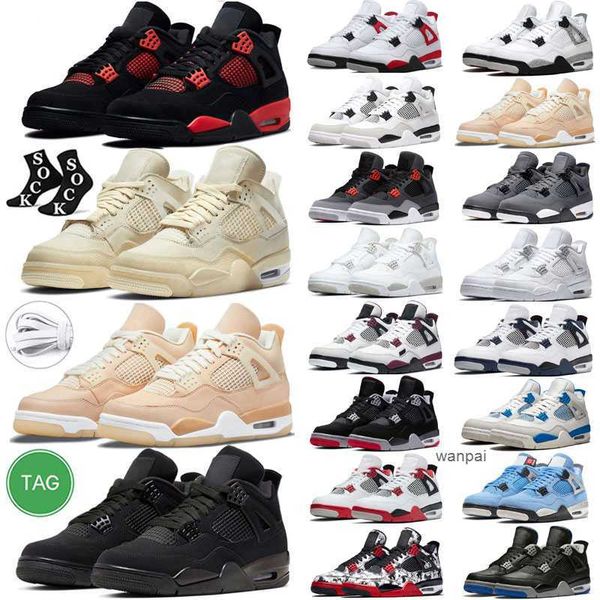

jumpman 4s 4 sail basketball shoes men white oreo off authentic university blue military black cat red thunder infrared cool grey jorden jor