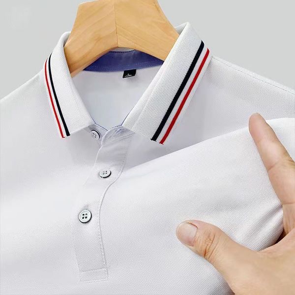 

mens designer polo shirt luxury tees work out polos fashion short sleeve golf polos for men casual mens summer t-shirt various colors embroi, White;black