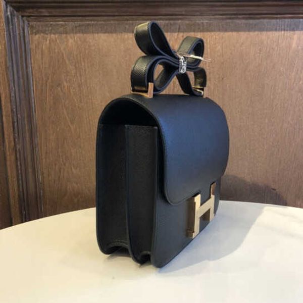 

designer herms kngkgs leather black rose gold buckle shoulder bag