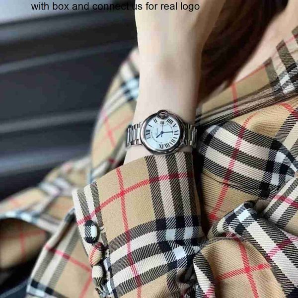 

women watches male cartiars needle women fashion machine watch ballon 2824 de high-quality blue and female automatic mechanical expression x, Slivery;golden