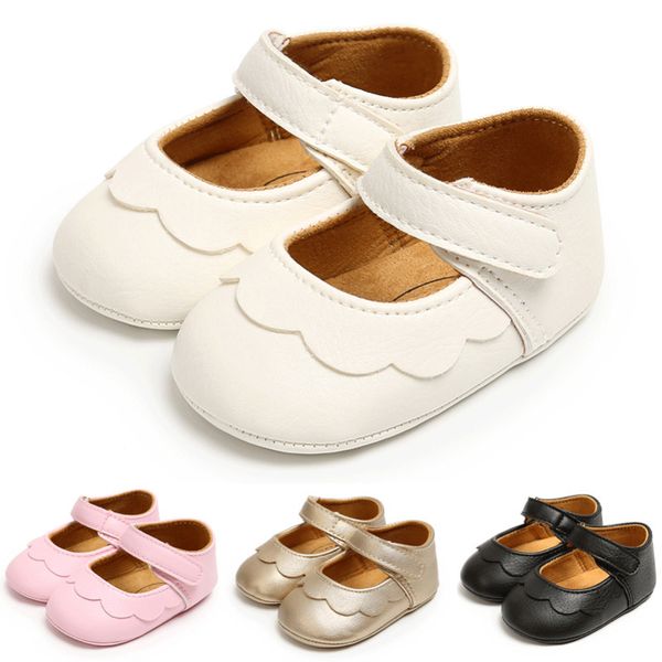 

first walkers baby shoes infant born baby girl princess non-slip lace flower baby shoes solid first walkers 230227