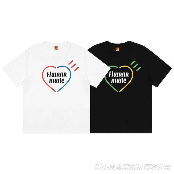 

men's t-shirts human tee made cotton summer 2023 leisure casual couple letter love short sleeve t-shirt, White;black