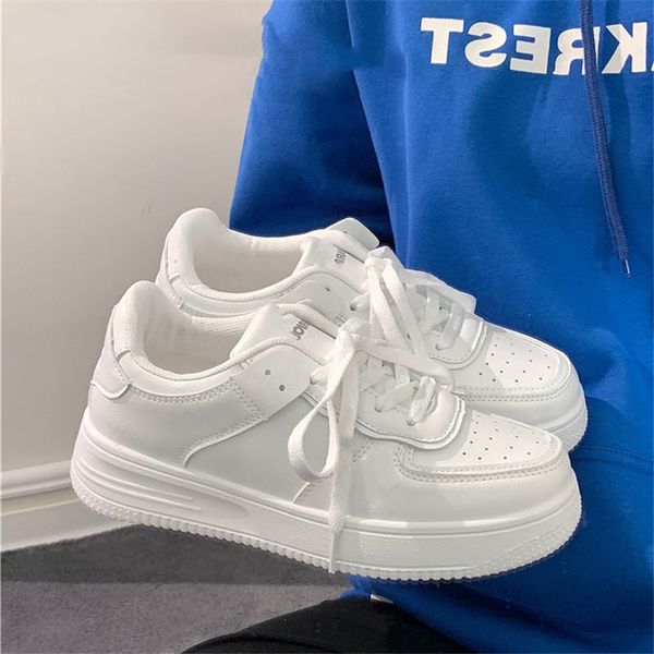 

dress shoes white platform flat women's canvas sneakers spring summer sports running shoes vulcanize running basket tennis 230227, Black