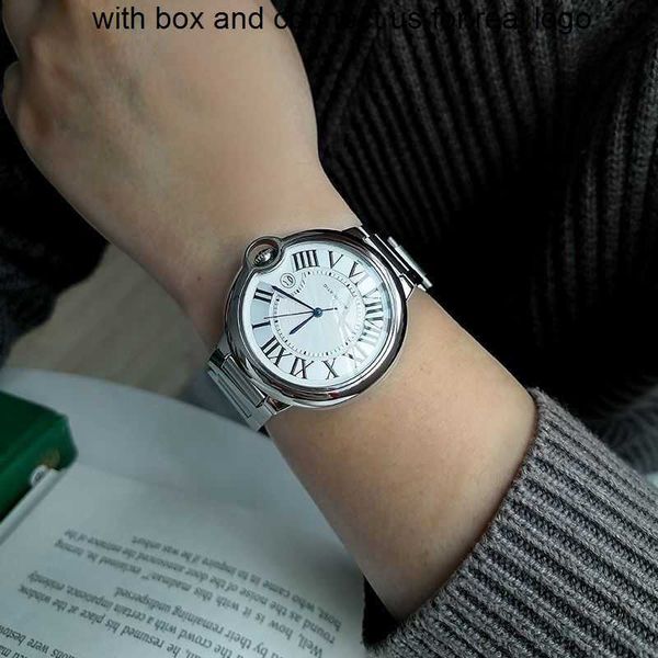 

women watches automatic fashion watch ballon de couples cartiars mechanical balloon net red women same men and business waterproof classic u, Slivery;golden