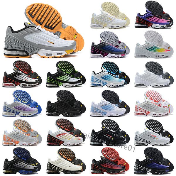 

trainers tn plus 3 tuned mens sports shoes laser black white aquamarine leather tns requin obsidian hyper violet deep parachute ghost green