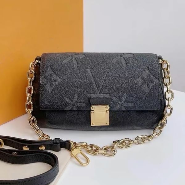 

vintage m45813 m45859 favorite mm crossbody bags women's mens luxury designer flap genuine leather small clutch tote chain embossed han