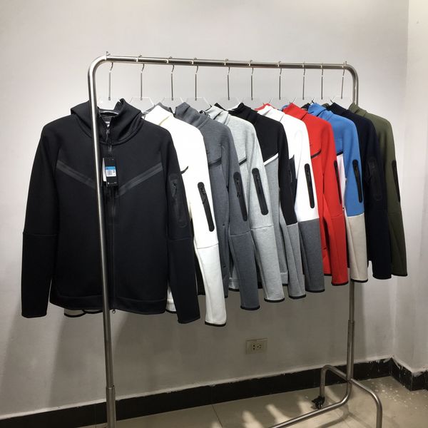 

designer men tech fleece pants men's tracksuits sport jacket designers clothes man jackets sportswear tracksuit coats woman tracksuits, Black