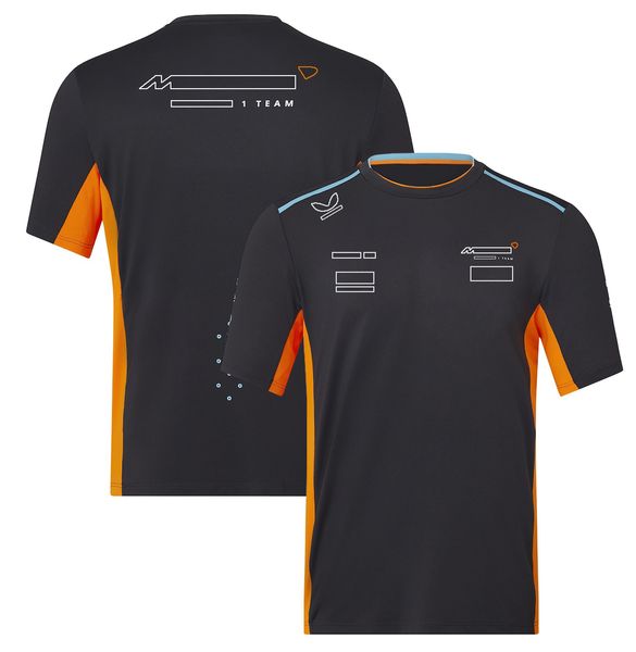 

f1 formula one racing short sleeve t-shirt 2023 most new casual crew neck tee fan model team work clothes polo suit customized with the same, White;black