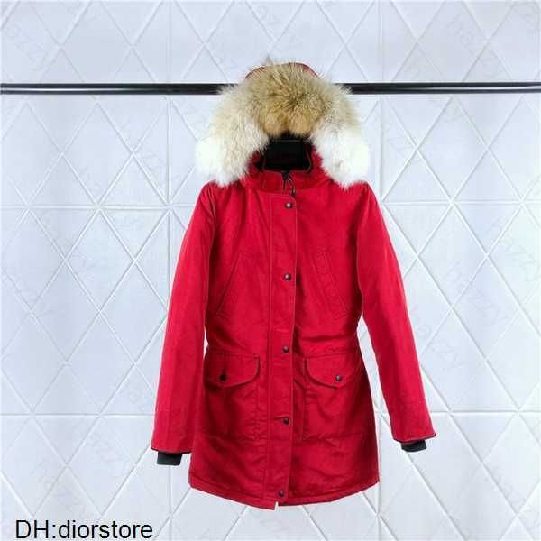 

womens designers winter coats down jackets parkas outerwear clothes hooded windbreaker big fur warm winter high1 quality 16341, Black