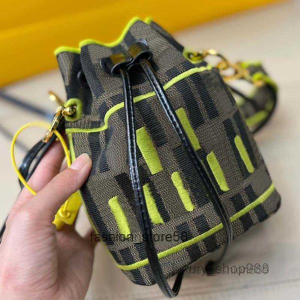 

evening bags luxuriousshoulder bags designer mini bucket women drawstring handbag purse canvas leather pouch claic lettered gold hardware cr