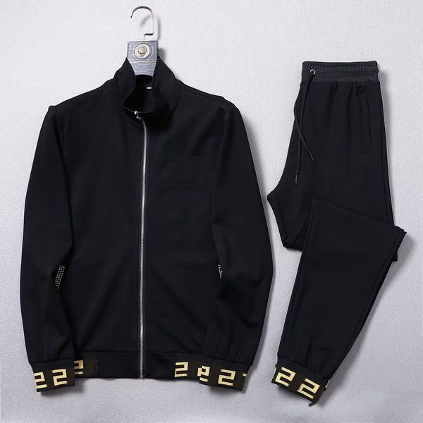 

2023 fashion new men's designer soccer tracksuit set jacket suit & pants sweatshirt sweatsuits jackets casual sweatshirts training suit, Gray