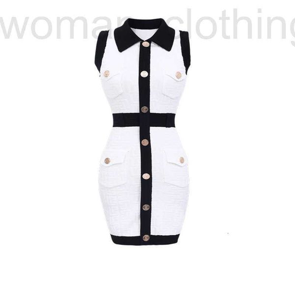 

designer designer womens bodycon dresses sleeveless knits blouse casual silm dress cotton embroidered pullover lady outwears slirts d54u