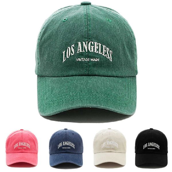 

ball caps women's baseball cap los angele embroidery street hip hop hats for men snapback cap for men women sunscreen kpop cap l230228, Blue;gray