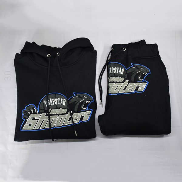 

women's hoodies sweatshirts casual embroidered men women hoodie y2k london shooters hooded tracksuit designer sportswear pullovers jogg, Black