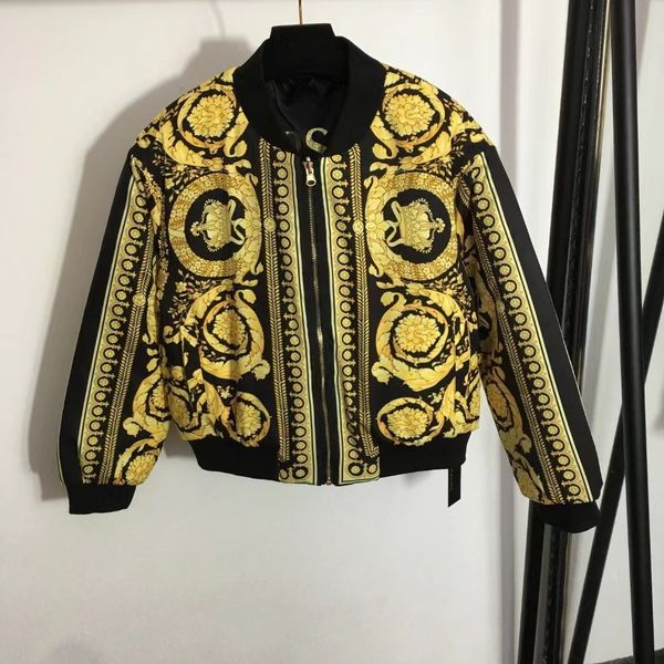 

women's wool blends medusa button diamond plaid vintage fan print doublesided longsleeved cotton jacket 230227, Black