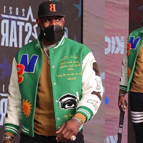 

Mens Jackets Men Sports Jacket Brand Embroidery Baseball Streetwear Patchwork Letter Asap Rocky Harajuku College Varsity Bomber Coat Co Cvvv, Black