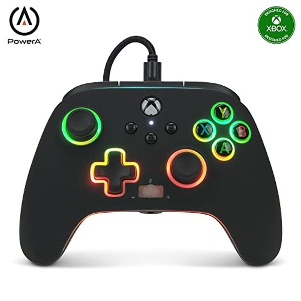 

powera spectra infinity enhanced wired controller for xbox series x|s- black