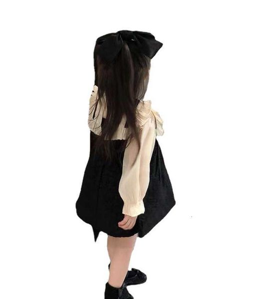 

2023 new spring 1ess fashion foreign style early autumn chil1en's 1ess princess skirt little girl baby girl skirt girl 1ess, Blue