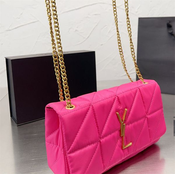 

Women Designer Shoulder Bag High Quality Classic Brand Hobo Bags Fashion Luxurys Lady 2023 Purses Wholesale, Fuchsia