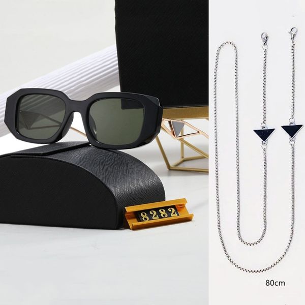 

mens designer sunglasses for women sun glasses chain fashion outdoor timeless classic style eyewear retro goggles sport driving multiple sty, White;black