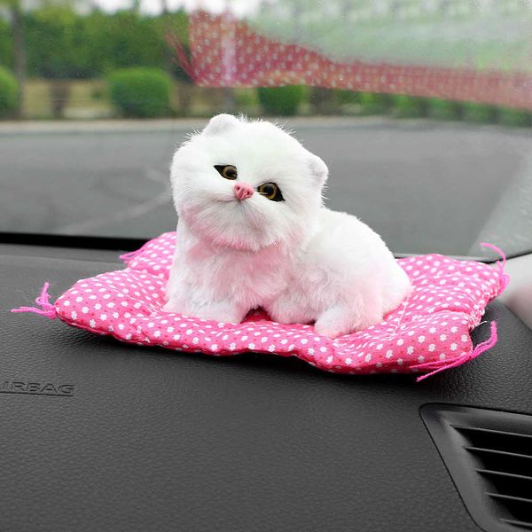 

decorations car ornament automotive dashboard decoration lovely cats cute automobiles home simulation animal furnishings interior decor gift
