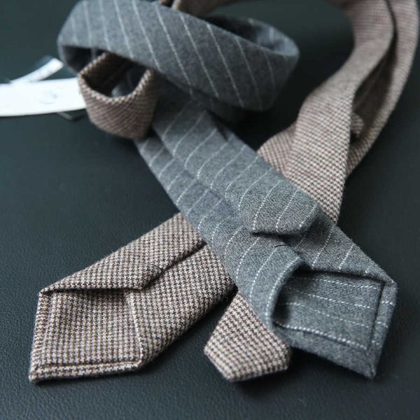 

neck ties upscale 100 wool tie 7cm men's necktie grid stripe cravat business clothing accessorie luxury father's day gift formal n, Blue;purple