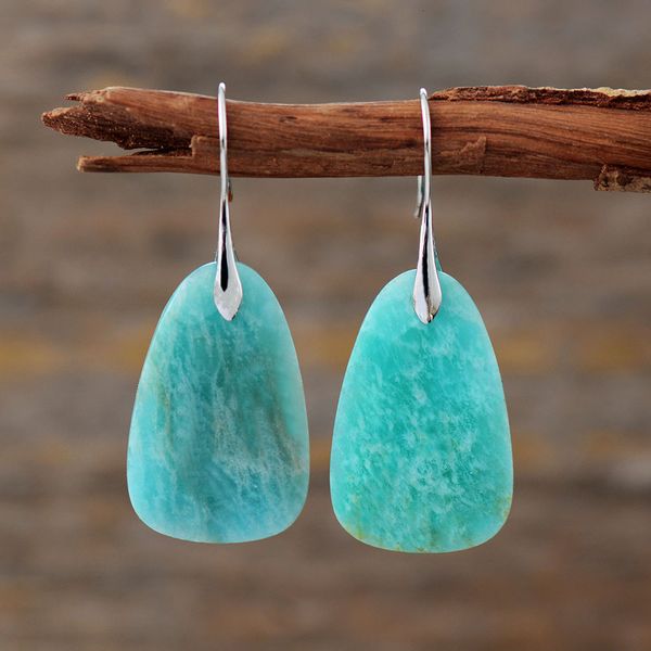 

ear cuff latest modern women earrings high end ite dangle earring bold natural stones elegant jewelry bijoux 230228, Silver