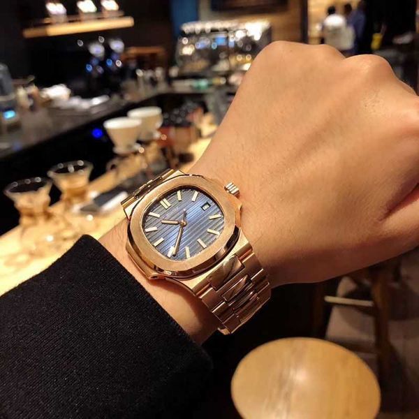 

watches 3k 40mm 3k pp5711 luxury 8.3mm superclone pp watch watch men's fashion glow waterproof full-automatic precision steel 5711 d4ld, Slivery;brown