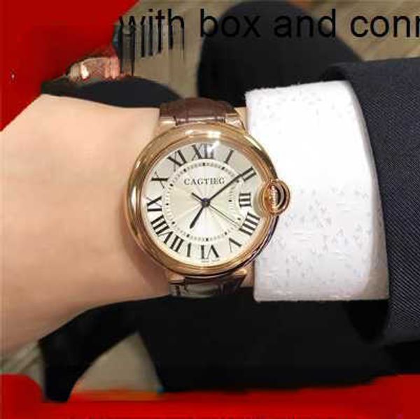 

women watches balloon cartiars blue women swiss fashion ten watch needle ballon de men's mechanical waterproof large dial eiwn, Slivery;golden