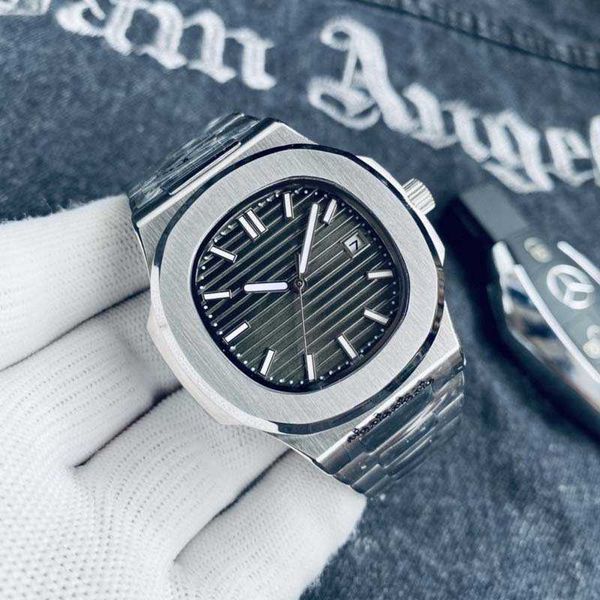 

luxury watches 3k 40mm 3k pp5711 8.3mm superclone pp watch precision steel 316 fully automatic mechanical feili luminous waterproof belt buc, Slivery;brown