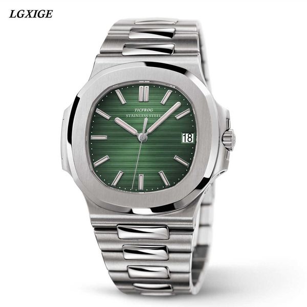 

luxury watches 3k 40mm 3k pp5711 8.3mm superclone pp watch fashion watch all-steel glow waterproof bto9, Slivery;brown