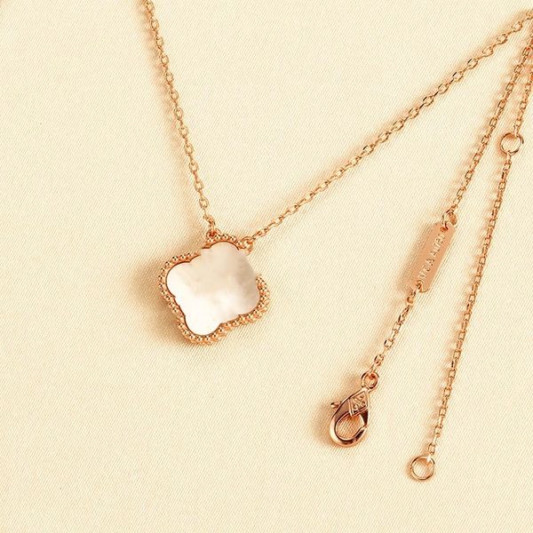 

luxury 4 four leaf clover designer pendant necklace clasic fashion 925 sterlling silver 18k gold jewelry earrings set women girl gift origin
