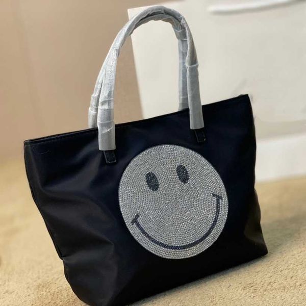 

hbp evening bags 2022 chain nylon women bag baby rhinestone smile small shopping