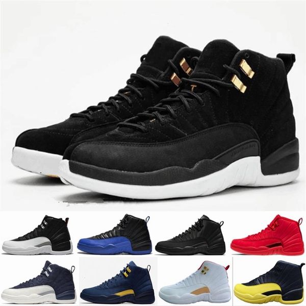

jumpman 12 12s basketball shoes for men game royal triple black reverse taxi flu game fiba the master mens 208l