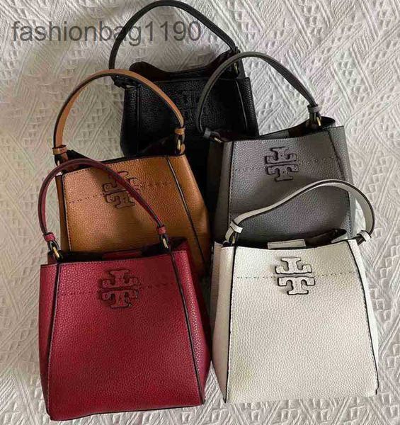 

cale handbags designer torys shoulder european trade foreign litchi skin solid american leisure color bucket bag single hfho