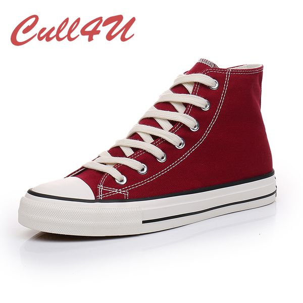 

dress shoes cull4u women shoes retro lowsneakers shoes for women canvas round toe cross-tied causal flats women high shoes 230227, Black