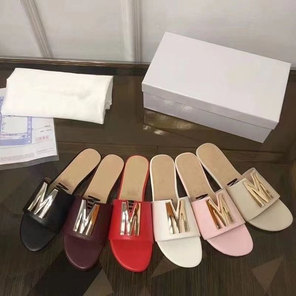 

2023 womens slipper paris beach slides flat heel summer designer fashion flops lady embroidery sandals women shoes l bath ladies channel san, Black