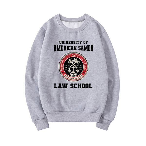 

women's hoodies sweatshirts university of american samoa law school better call saul shirt tv series casual pullovers 230227, Black