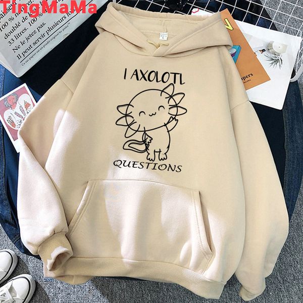 

womens hoodies sweatshirts axolotl 230227, Black