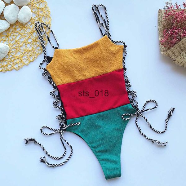 

bikinis set swimwear women one piece swimsuit patchwork swimsuit female swimming suit for women beachwear t230228